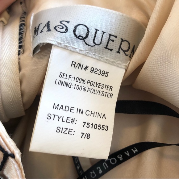 Cream color special occasion dress - Picture 7 of 7